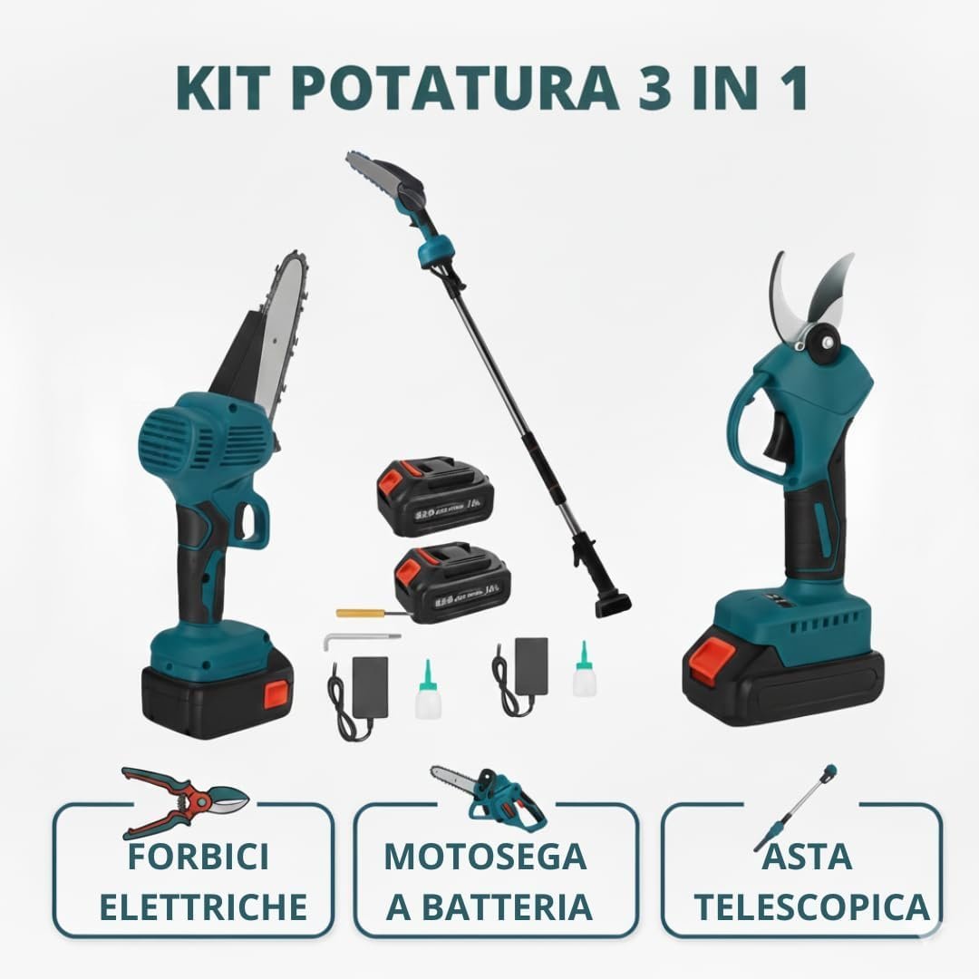 Motosega 6 pollici a batteria