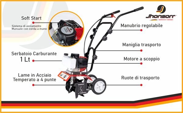 Motozappa Jhonsorr kit completo