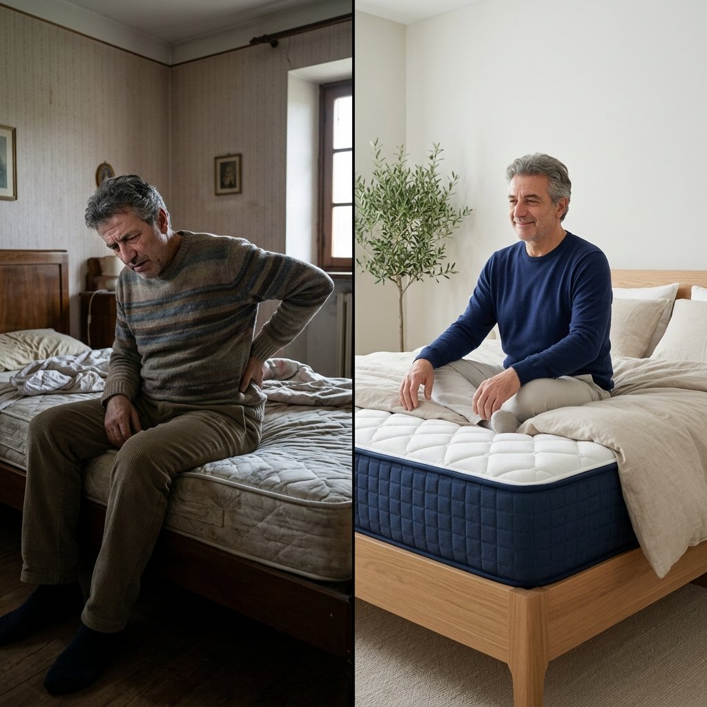 Trasformazione del risveglio con il materasso Sonno Perfetto