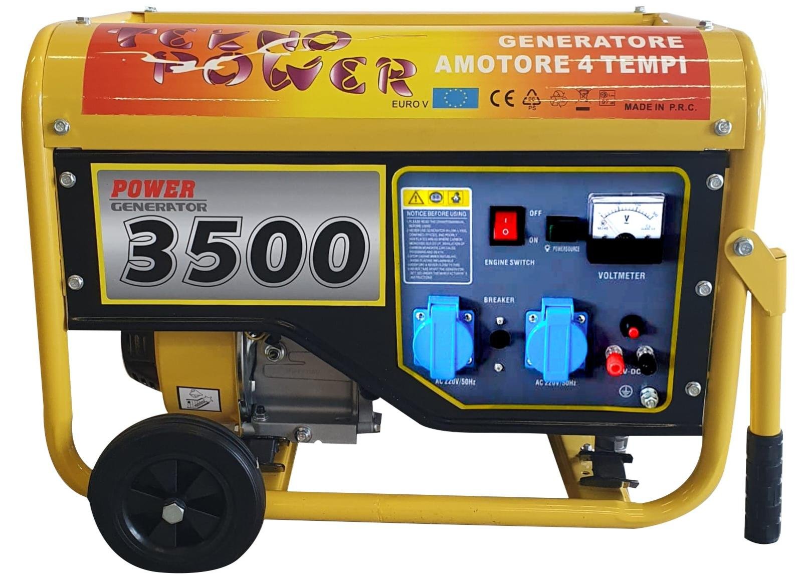 Generatore di corrente 2800W vista frontale