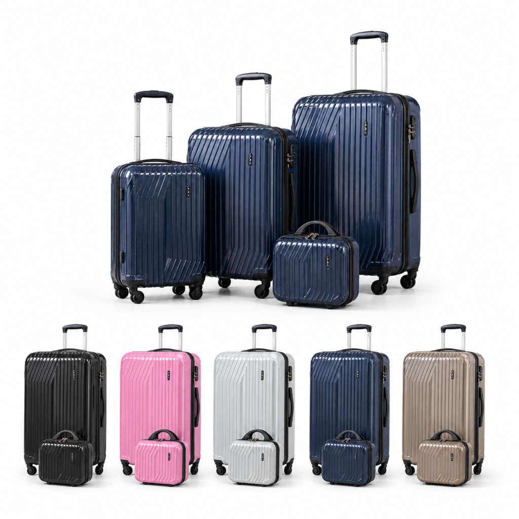 Set valigie 4 pezzi disponibile in più colori